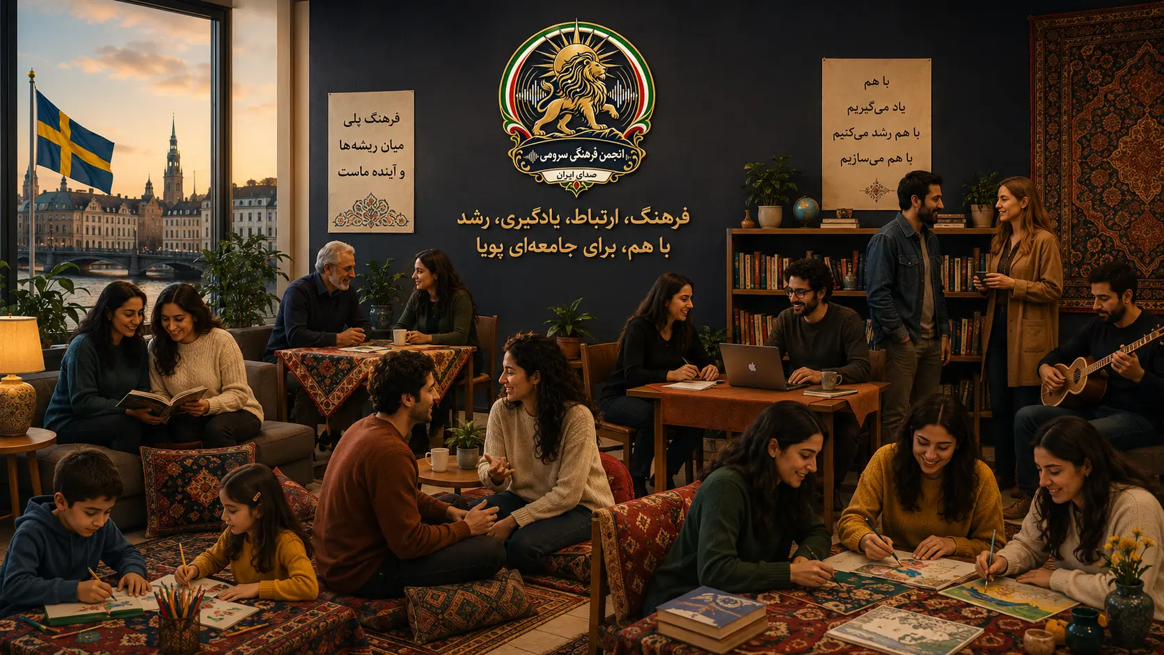 انجمن فرهنگی سرومی؛ فضایی برای فرهنگ، یادگیری، ارتباط و همبستگی ایرانیان در سوئد
